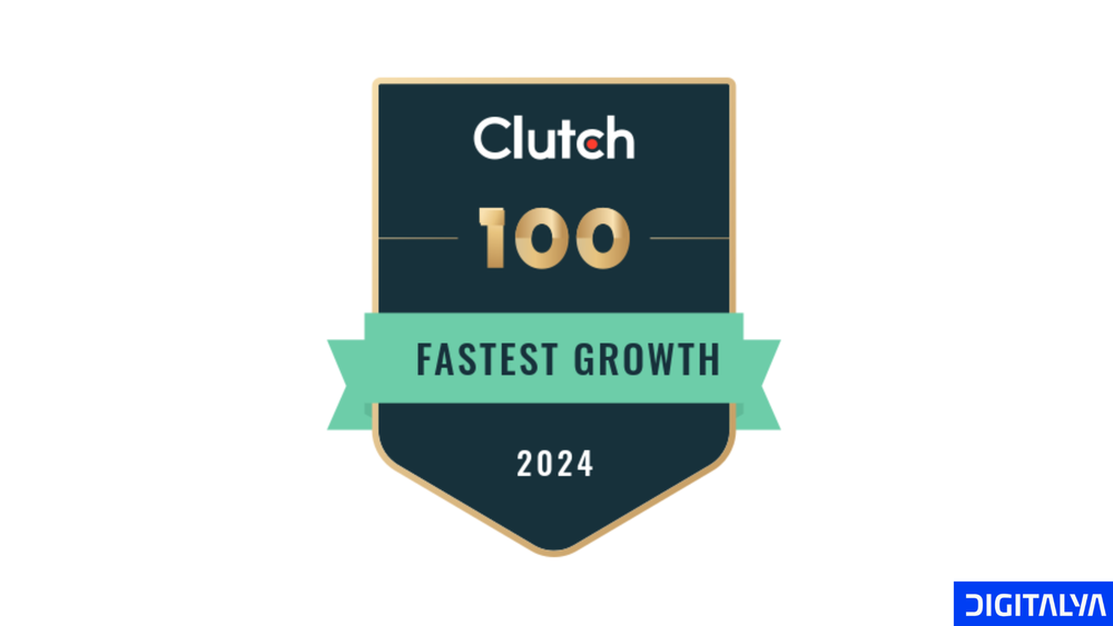 Digitalya on Top 100 Fastest-Growing Companies for 2024 by Clutch