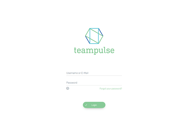 teampulse app login screen